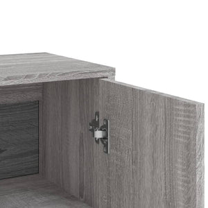 vidaXL Bahuts 3 pcs Gris Sonoma 60x31x84 cm Bois d'ingénierie