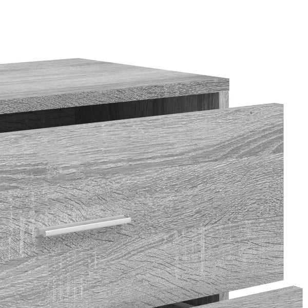 vidaXL Bahuts 3 pcs Gris Sonoma 60x31x84 cm Bois d'ingénierie