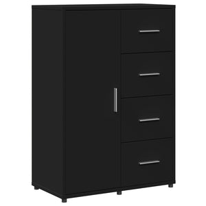 Schwarze Sideboards 2er Set 60 cm