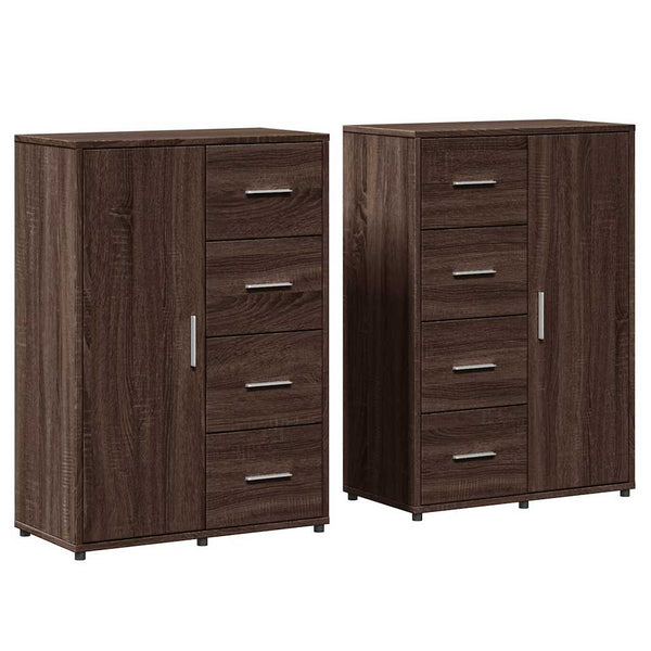 Sideboards 2er Set, Eichenoptik