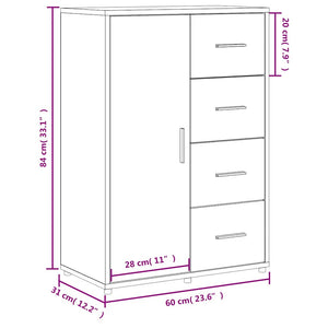 Sideboards 2er Set, Eichenoptik
