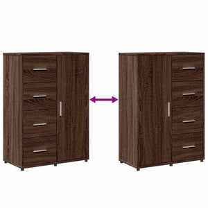 Sideboards 2er Set, Eichenoptik