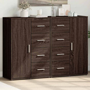 Sideboards 2er Set, Eichenoptik