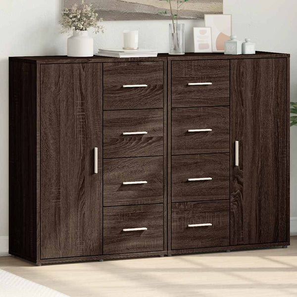 Sideboards 2er Set, Eichenoptik