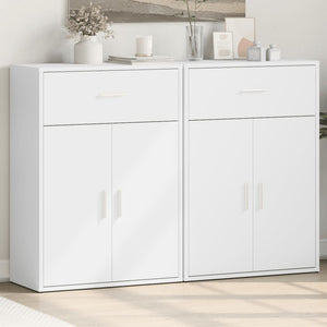 Weiße Sideboards 60x30x84cm, 2er-Set