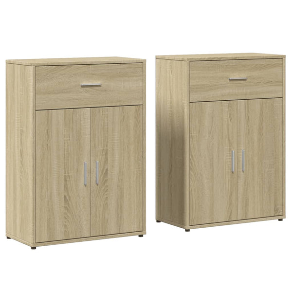 Sonoma Eiche Sideboards, 2er Set, 60 cm