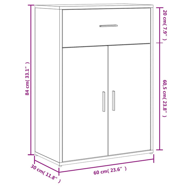 Sonoma Eiche Sideboards, 2er Set, 60 cm