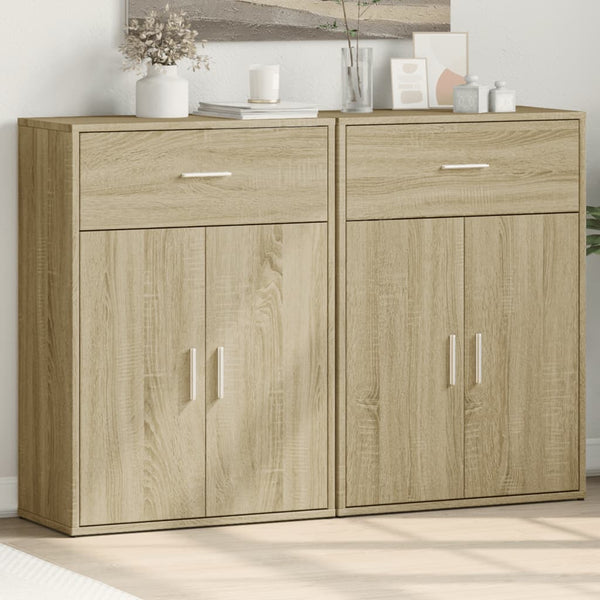 Sonoma Eiche Sideboards, 2er Set, 60 cm
