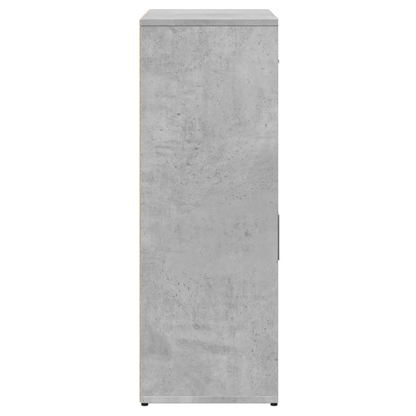 Betongraue Sideboards, 2er-Set, 60 cm