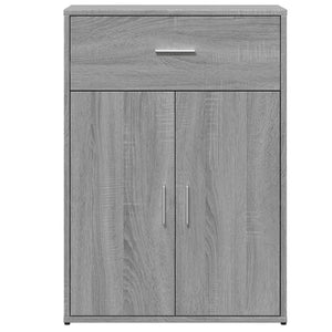 Sideboards 2er Set Grau Sonoma 60x30x84 cm