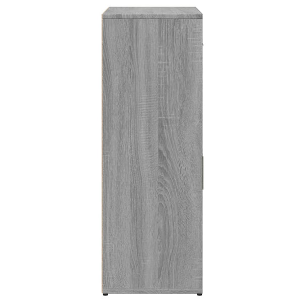 Sideboards 2er Set Grau Sonoma 60x30x84 cm