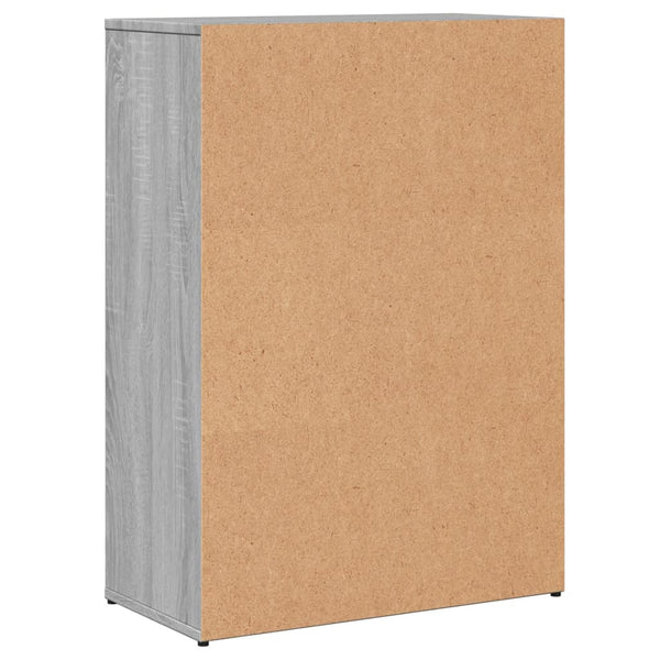 Sideboards 2er Set Grau Sonoma 60x30x84 cm