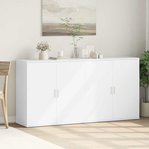 Sideboards Weiß 79x38x80cm, 2er-Set