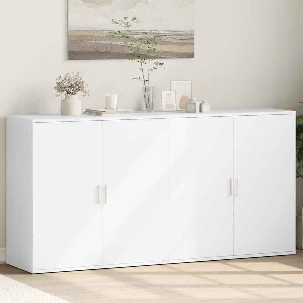 Sideboards Weiß 79x38x80cm, 2er-Set