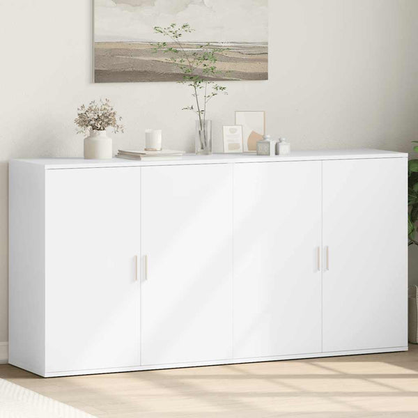 Sideboards Weiß 79x38x80cm, 2er-Set