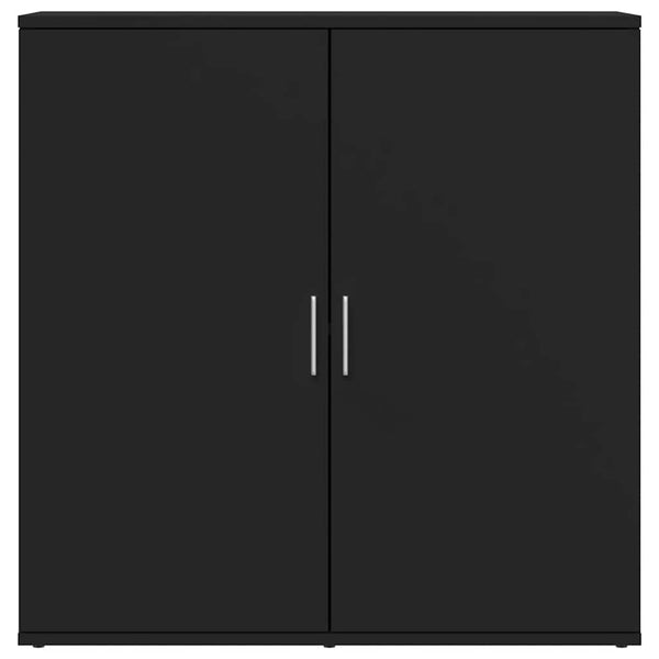 Schwarze Sideboards 2er-Set 79x80 cm