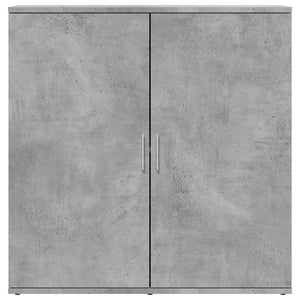 Betongraue Sideboards, 2er-Set, 79 cm