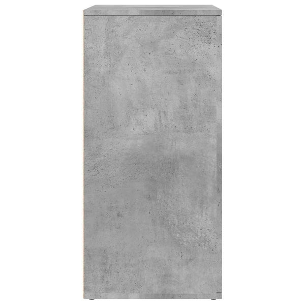 Betongraue Sideboards, 2er-Set, 79 cm