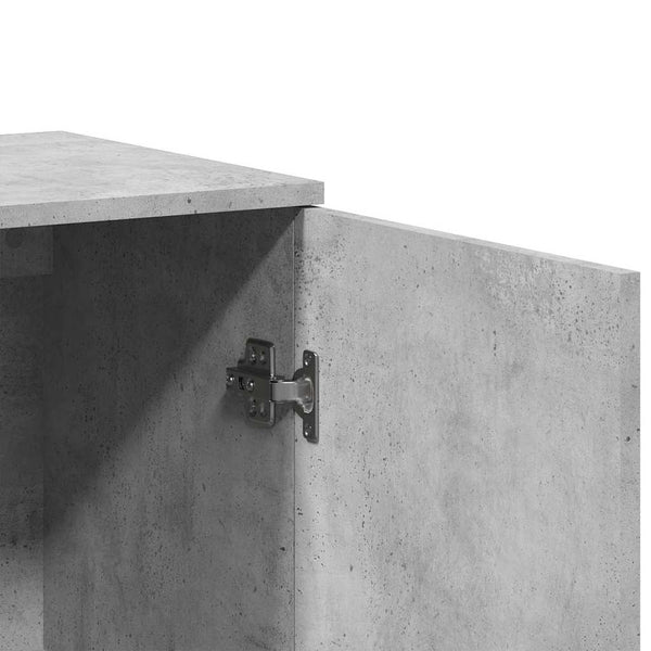 Betongraue Sideboards, 2er-Set, 79 cm