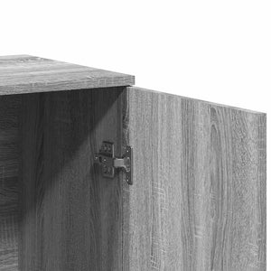 Sideboards 2er Set Grau Sonoma 79x38x80 cm
