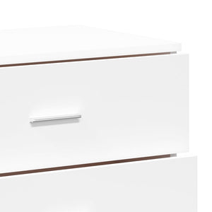 Sideboards 2er Set Weiß 60x39x80 cm