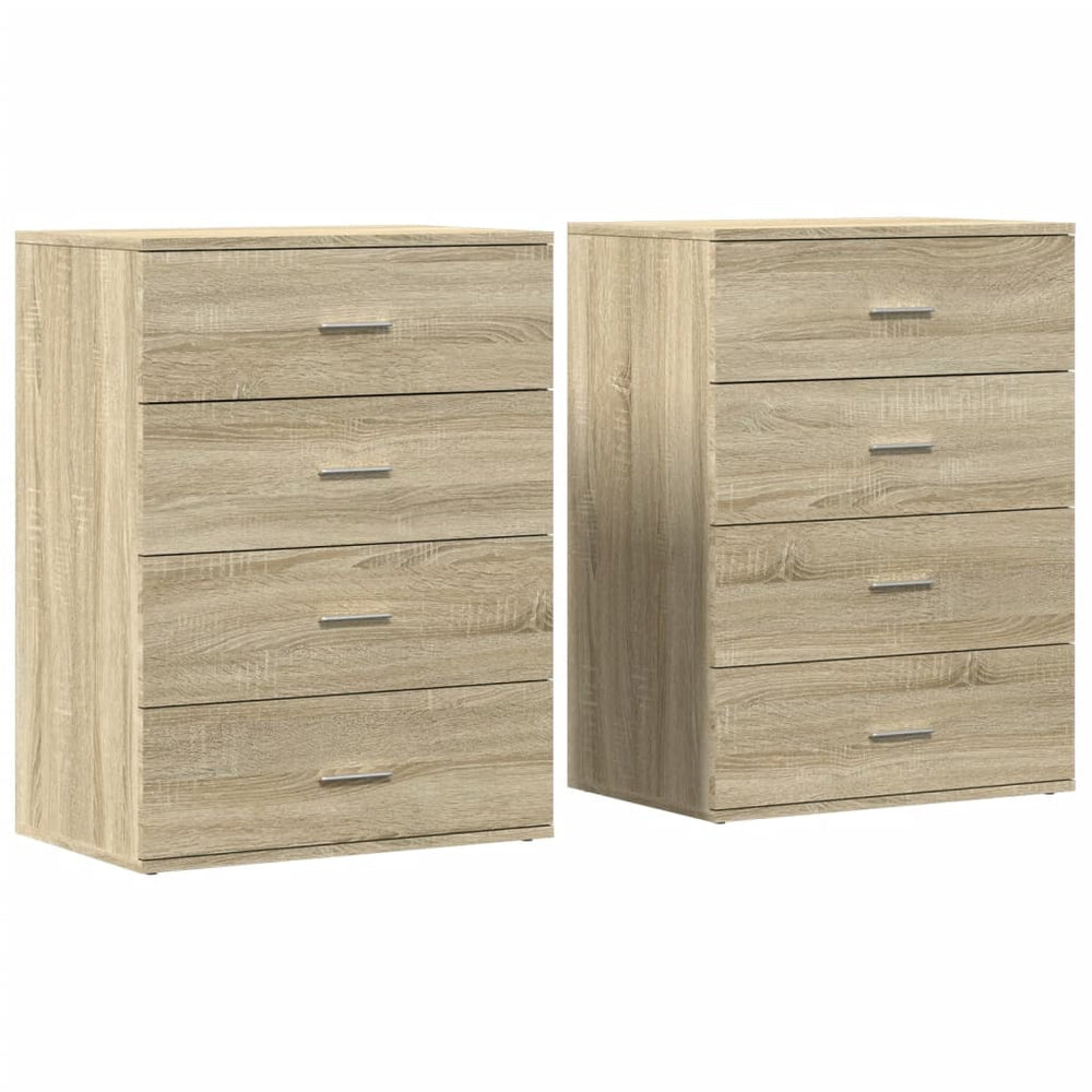 Sonoma Eiche Sideboards, 2er-Set, 60 cm