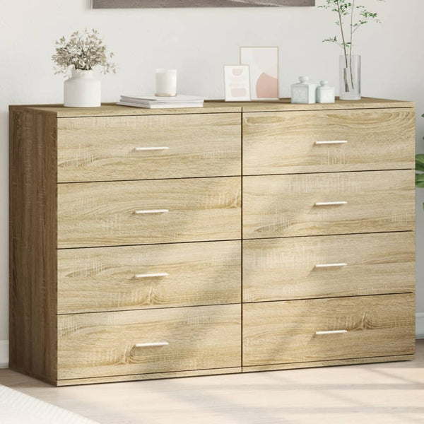Sonoma Eiche Sideboards, 2er-Set, 60 cm