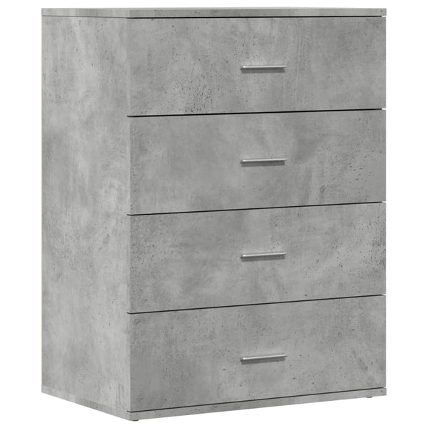 Betongraue Sideboards, 2er Set