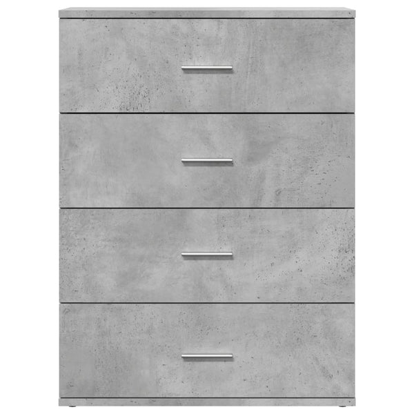 Betongraue Sideboards, 2er Set