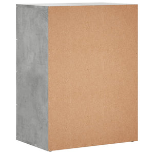 Betongraue Sideboards, 2er Set