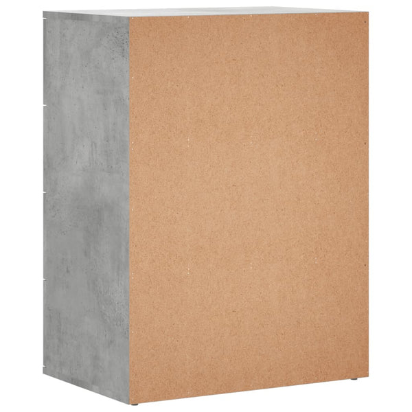 Betongraue Sideboards, 2er Set