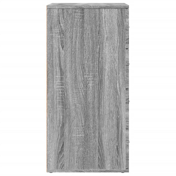 Sideboards 2er Set Grau Sonoma 60x39x80 cm