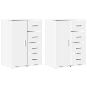 Weiße Sideboards 59x39x80cm, 2er Set
