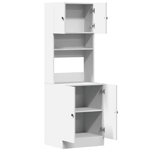 Küchenschrank Weiß 60x50x180 cm