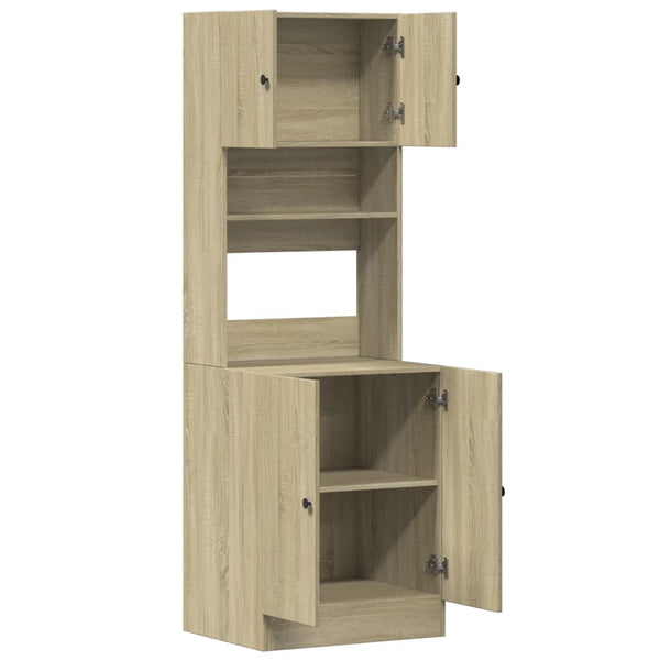 Küchenschrank Sonoma-Eiche 60x50x180 cm