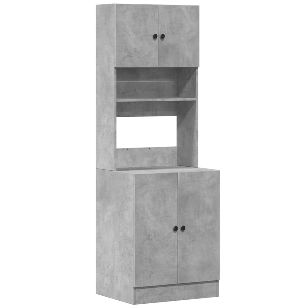 Küchenschrank Betongrau 60x50x180 cm