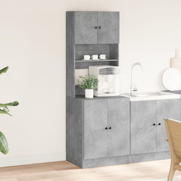 Küchenschrank Betongrau 60x50x180 cm