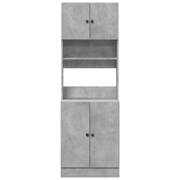 Küchenschrank Betongrau 60x50x180 cm