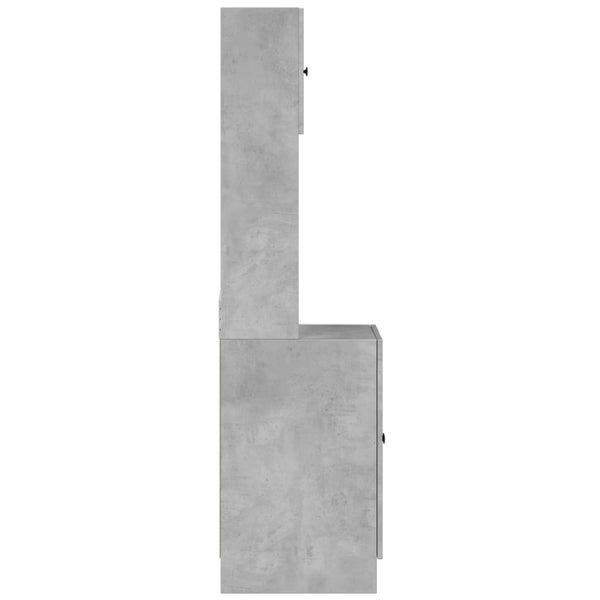 Küchenschrank Betongrau 60x50x180 cm