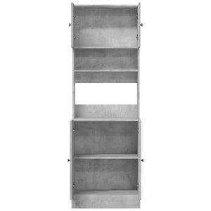 Küchenschrank Betongrau 60x50x180 cm