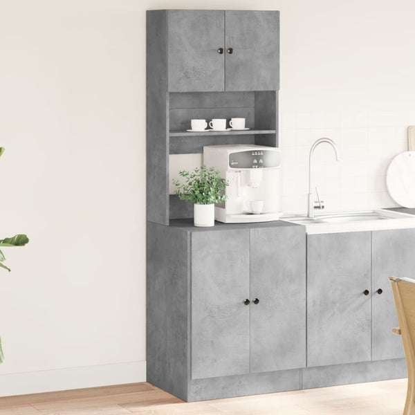 Küchenschrank Betongrau 60x50x180 cm