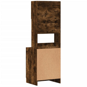 vidaXL Armoire de cuisine chêne fumé 60x50x180 cm Bois d'ingénierie