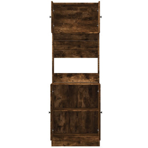 vidaXL Armoire de cuisine chêne fumé 60x50x180 cm Bois d'ingénierie