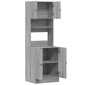 Küchenschrank Grau Sonoma 60x50x180 cm