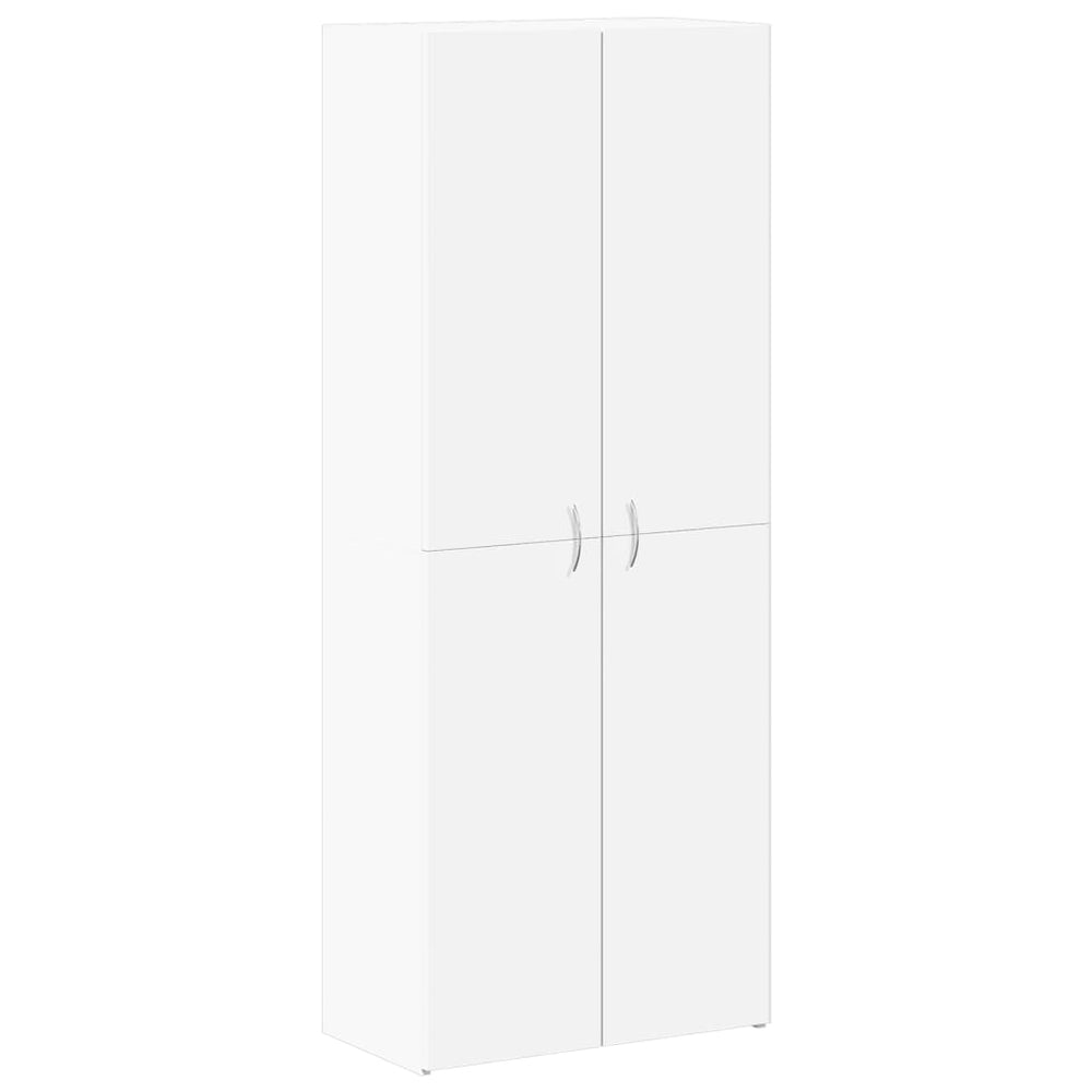 Weißer Aktenschrank 60x32x153 cm