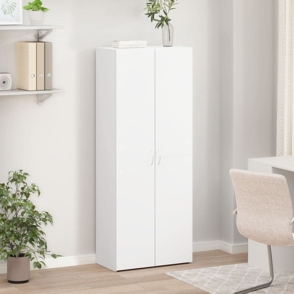 Weißer Aktenschrank 60x32x153 cm