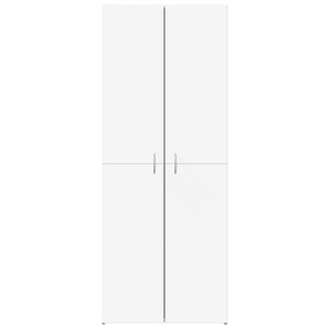 Weißer Aktenschrank 60x32x153 cm