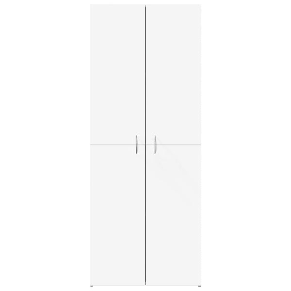 Weißer Aktenschrank 60x32x153 cm