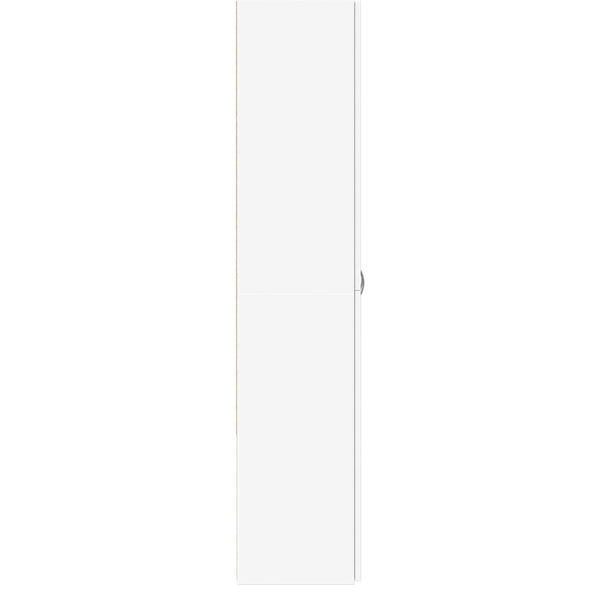 Weißer Aktenschrank 60x32x153 cm