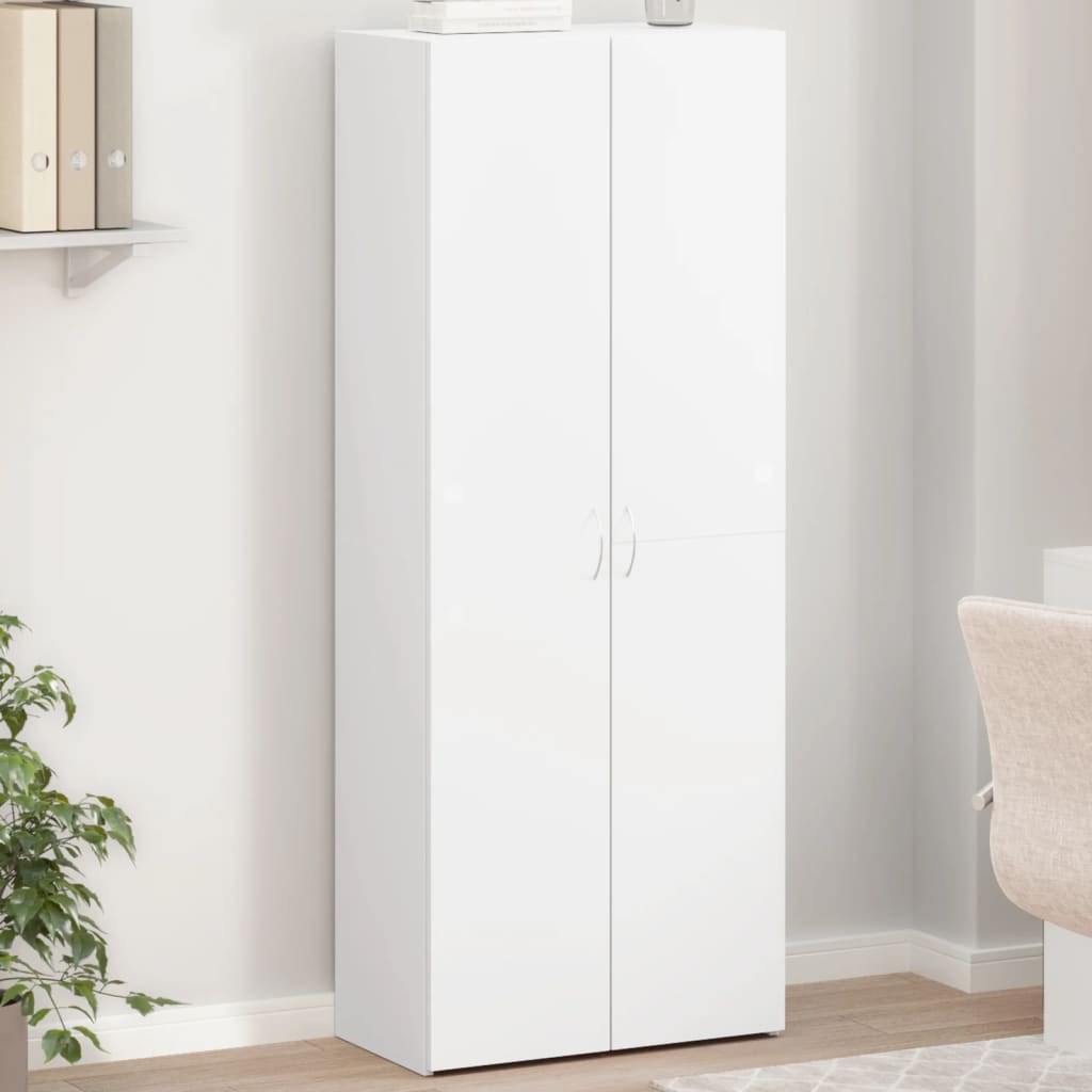 Weißer Aktenschrank 60x32x153 cm